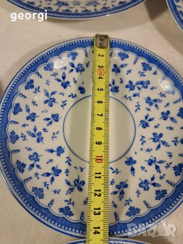 немска порцеланов сервиз KPM синя роза   10/5, снимка 3 - Сервизи - 48336897