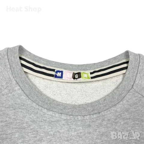 Дамска блуза MSGM Big M Flock Logo Sweatshirt, снимка 3 - Блузи с дълъг ръкав и пуловери - 49010280