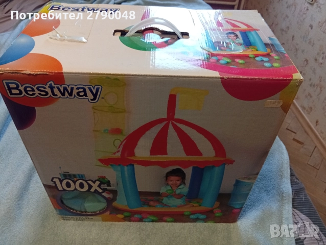 Палатка за игра със 100бр. топки., снимка 3 - Други - 52192540