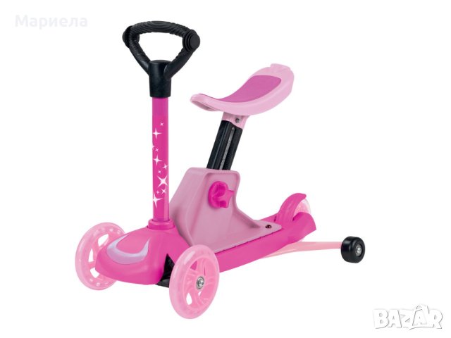 Тротинетка 4в1 розова до 50кг Триколка , Продавам нова тротинетка за момиче, снимка 4 - Скутери и тротинетки - 42155675