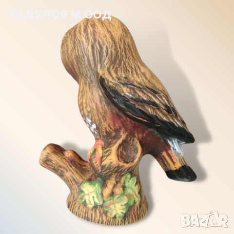 Градинска фигура керамика Сова / 1869, снимка 2 - Градински мебели, декорация  - 44291296