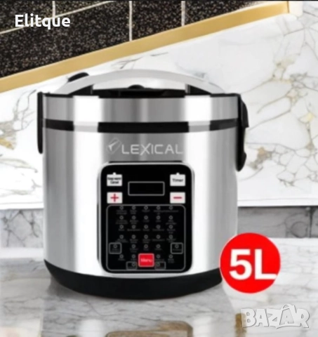 Мултикукър Lexical Multicooker LRC-3410, снимка 3 - Друга електроника - 52869435
