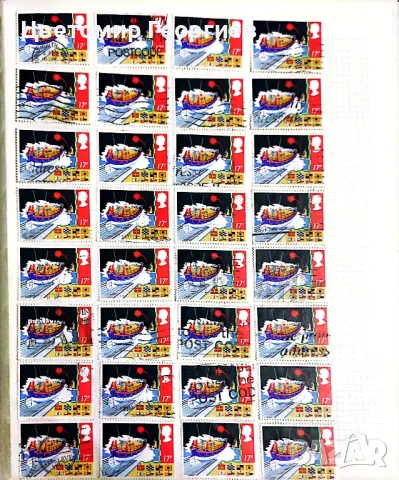 Албум с марки /Великобритания/, снимка 6 - Филателия - 48090359