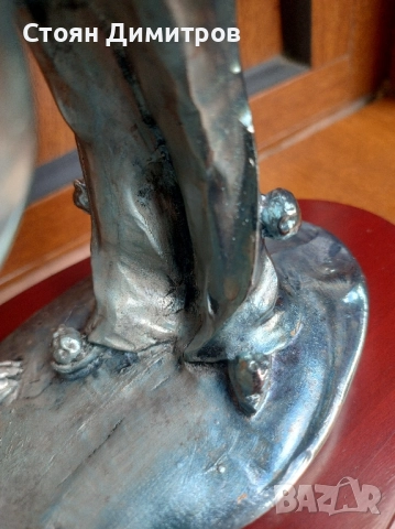 Прекрасна статуетка на клоун и куче,красота, височина 25см, тежи 980гр.ръчна работа , снимка 6 - Колекции - 52021296