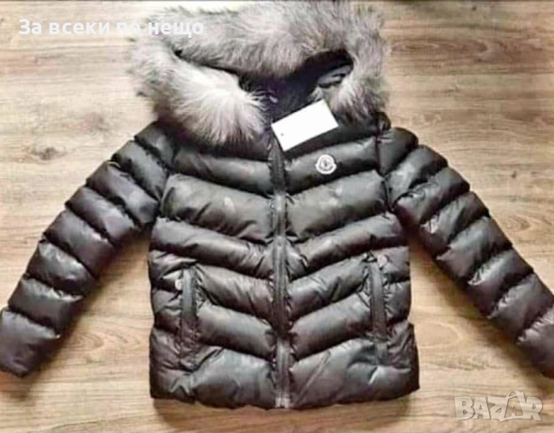 Moncler Дамско Зимно Яке С Естествен Пух На Качулката Монклер Код W.S.O.11