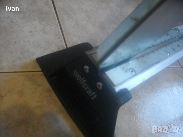 Нова/Ползвана-Ръчна Немска Гилотина/Резачка За Ламиниран Паркет-Професионална-MEISTER/WOLFCRAFT, снимка 13 - Други инструменти - 39144854