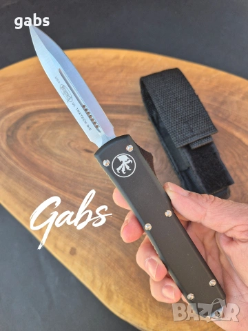 Автоматичен нож MICROTECH Ultratech ,два модела,светло острие, снимка 11 - Ножове - 53806663