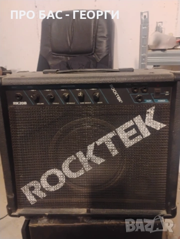 35-ВАТОВ УСИЛВАТЕЛ , КУБЕ  ЗА ЕЛЕКТРИЧЕСКА БАС КИТАРА ROCKTEK RK20B, снимка 3 - Ресийвъри, усилватели, смесителни пултове - 53200746