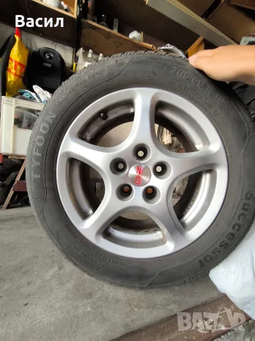 Оригинални лети джанти OZ Racing 15" 5x112 за Mercedes (W124) с гуми 205/60 R15, снимка 2 - Гуми и джанти - 55841861