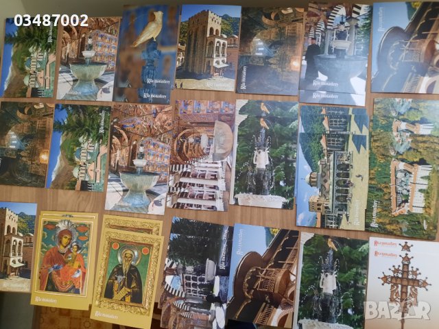 Картички от Рилският манастир, снимка 1 - Ученически пособия, канцеларски материали - 40957024