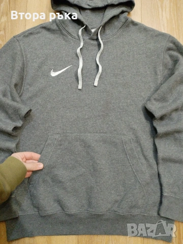 Nike fleece горнище мъжка оригинален , снимка 7 - Спортни дрехи, екипи - 53036828