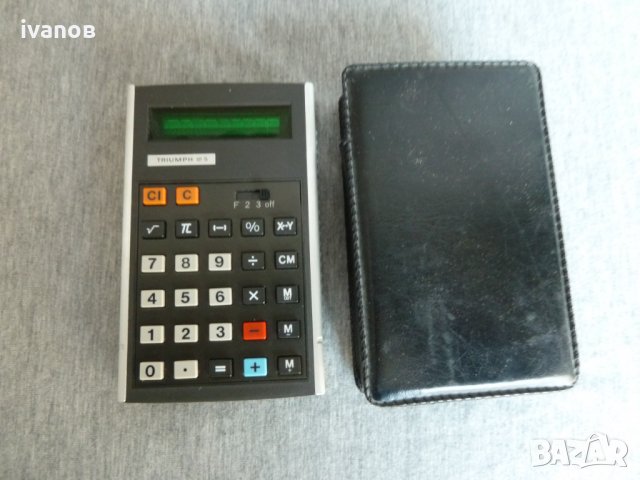 калкулатор TRIUMPH 81S , снимка 2 - Антикварни и старинни предмети - 34495593