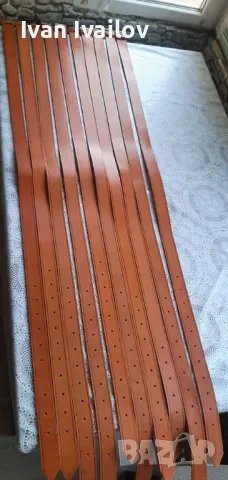 Ест. Кожа Мъжки колани с българска катарама , снимка 4 - Колани - 48527989