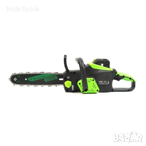 Акумулаторна резачка с автоматично смазване с 2 батерии и 2 вериги 42V/10.0A, снимка 2 - Други инструменти - 47626563