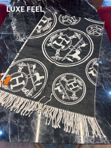 Gucci ⚜️ Hermes ⚜️ Louis Vuitton ⚜️ Дамски Кашмирени Шалове , снимка 15 - Шалове - 56046188
