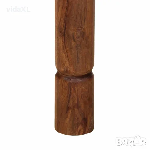 vidaXL Трапезна маса 80x80x77 cm масивна дървесина акация, снимка 7 - Маси - 56147551