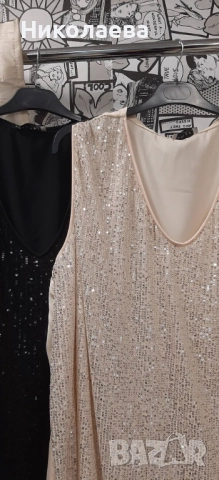 Макси дълъг топ с пайети!, снимка 7 - Корсети, бюстиета, топове - 52490654