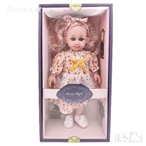 Кукла 36см с дрешки с флорални мотиви, снимка 3 - Кукли - 52657832