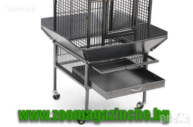 Масивна клетка за едри и средни папагали на стойка, снимка 2 - За птици - 41970754