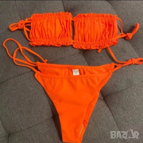 Оранжев бански ХИТ , снимка 2 - Бански костюми - 41022640