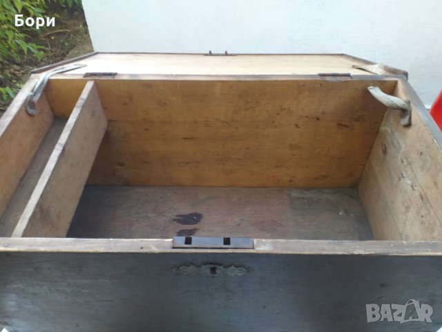 Стар дървен сандък, снимка 4 - Декорация за дома - 34542547