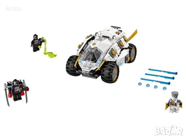 Lego Titanium Ninja Tumbler- Ninjago Rock Roader Building, снимка 3 - Конструктори - 40208329