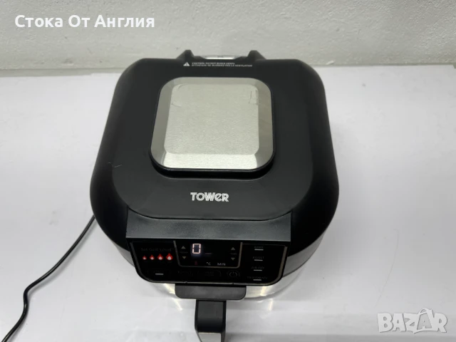  Еър Фрайър - Tower 5.6L, 5 In 1Grill Black, снимка 2 - Мултикукъри - 51107055