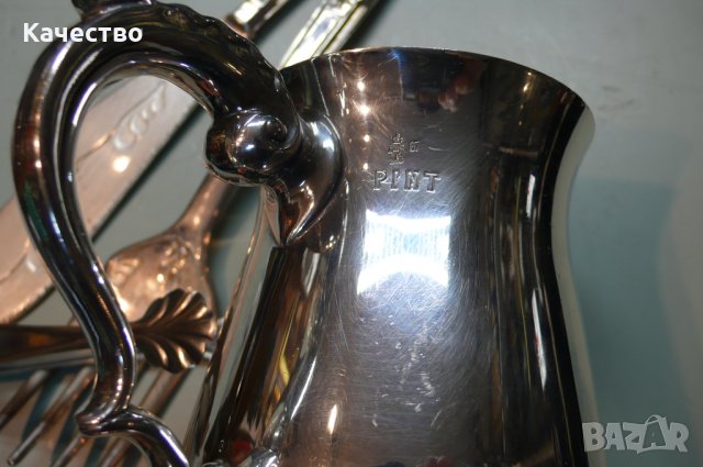 Посребрен комплект , снимка 7 - Антикварни и старинни предмети - 35757889