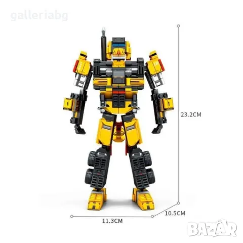Конструктор трансформер 2в1 робот-кран , снимка 3 - Конструктори - 48361197