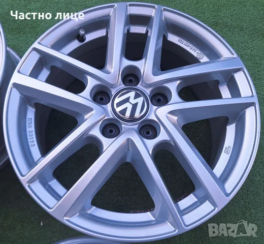 Продавам 4бр 16-ки джанти за Фолксваген Пасат, Голф, Туран, Тигуан , снимка 3 - Гуми и джанти - 55922019
