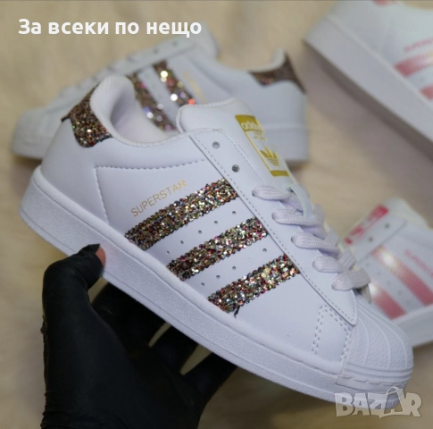 Adidas Superstar Дамски Маратонки С Кутия👟Дамски Спортни Обувки - 3 Цвята Код S90, снимка 8 - Маратонки - 52417337
