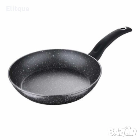 Тиган Goldmann, 26x5см., 20x4.3см., Алуминий, Мрам. покр., Черен., снимка 4 - Съдове за готвене - 52888838