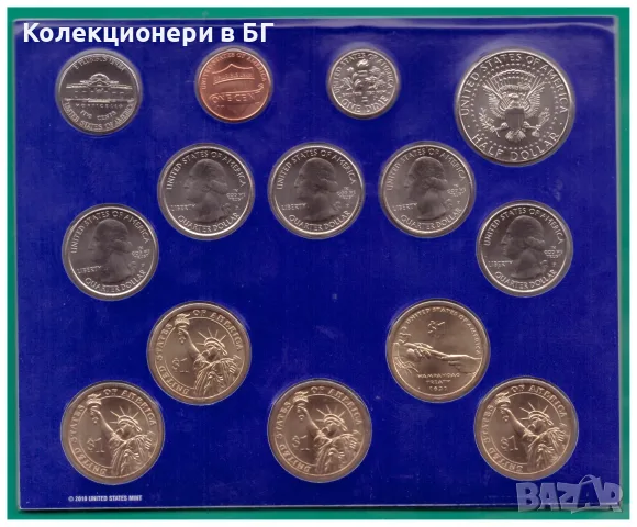  СЕТ С ЧЕТИРИНАДЕСЕТ МОНЕТИ 2011 ГОДИНА – САЩ /виж описанието/, снимка 4 - Нумизматика и бонистика - 55777353