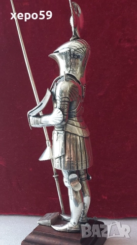 Много рядка фигура- скулптура от солидно сребро 800,края на 19век Ръчна работа. , 3 000 €, снимка 6 - Антикварни и старинни предмети - 52273112