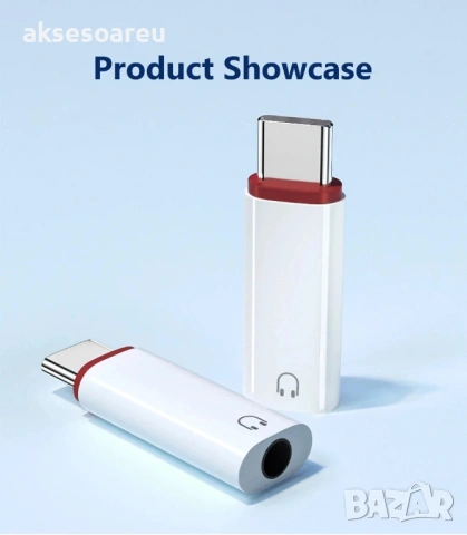 Нов преходник от USB Type-C към 3.5 мм стерео жак адаптер за слушалки аудио конвертор за iPhone 15, снимка 16 - Аксесоари за Apple - 53784089