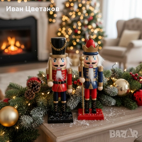 Дървена Коледна фигурка – Малък детайл, голям празничен уют