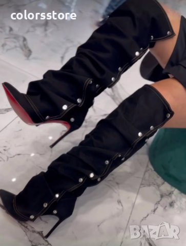 Ботуши на ток - черни - NBD1