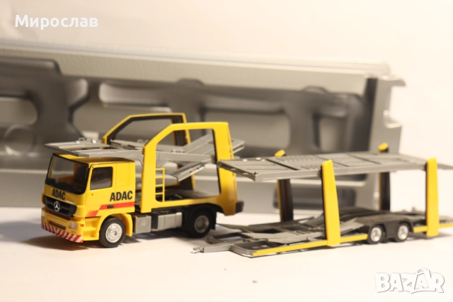 HERPA 1:87 H0 MERCEDES ADAC АВТОВОЗ КАМИОН МОДЕЛ, снимка 11 - Колекции - 52966594