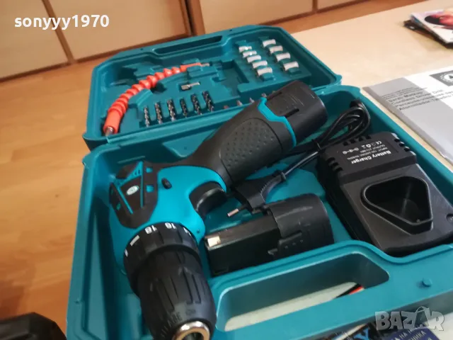 ВИНТОВЕРТ С 2БР БАТ+ЗАРЯДНО И ПЪЛЕН КУФАР 1104250551