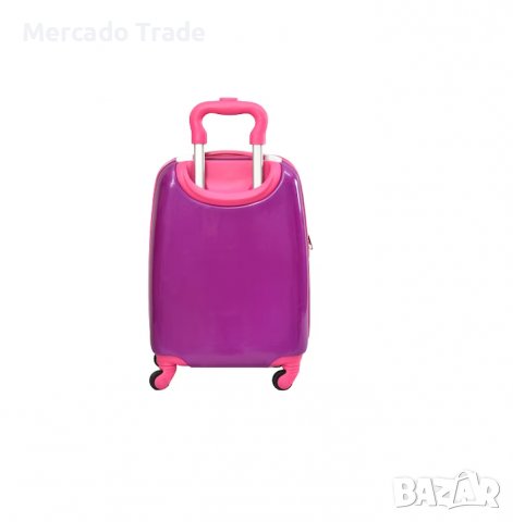 Комплект Mercado Trade, Куфар и раница, За деца, Момиче с рокля, Лилав, снимка 8 - Кенгура и ранички - 40182076