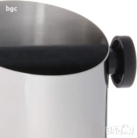 Контейнер за утайка от кафе Knock box De’Longhi DLSC084, 500 гр, Сребрист, снимка 5 - Кафемашини - 56096929