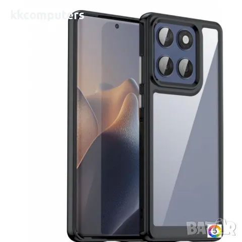 Motorola Edge 60 Fusion Colorful TPU + Acrylic Удароустойчив Калъф и Протектор