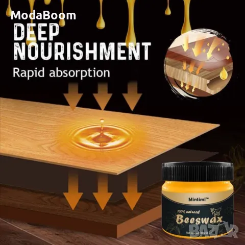 Вакса от пчелен восък за дърво, снимка 9 - Други стоки за дома - 48063738