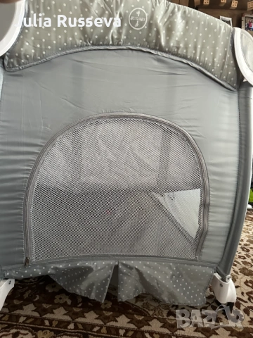 Бебешка кошара Lorelli Sleep`N`Dream Plus 2 нива Grey Bear, снимка 5 - Кошарки - 53021536