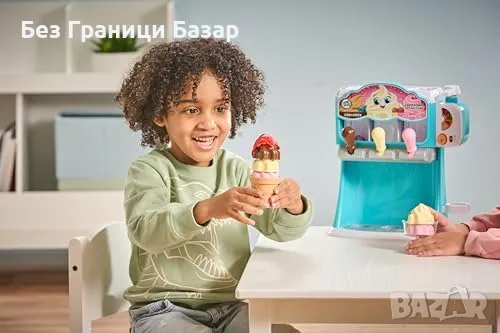 Нова LeapFrog Интерактивна Сладоледена Машина 12 Части Играчка деца 2+, снимка 5 - Образователни игри - 47383048