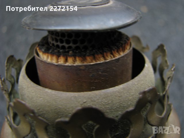 Бронзова газена лампа-Чудо, снимка 3 - Антикварни и старинни предмети - 34455383