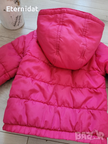 Детско розово яке с качулка , снимка 2 - Бебешки якета и елеци - 44600713