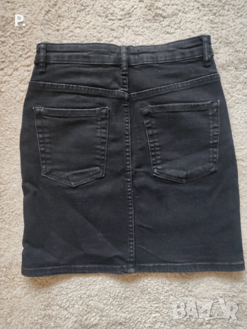 Дамска дънкова пола Zara, снимка 2 - Поли - 53510752
