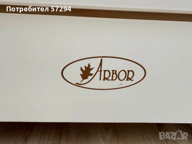 Дървено детско креватче Арбор -120/60см + матрак, снимка 7 - Бебешки легла и матраци - 52914032