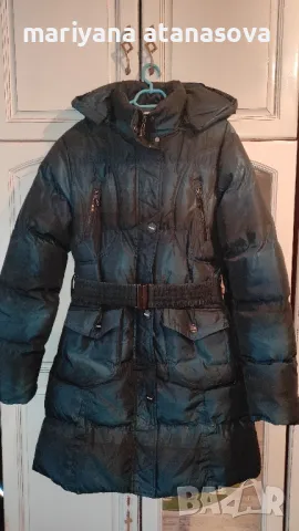 Дълго зимно яке - размер М, снимка 3 - Якета - 48434197